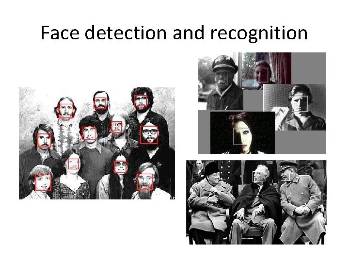Face detection and recognition 