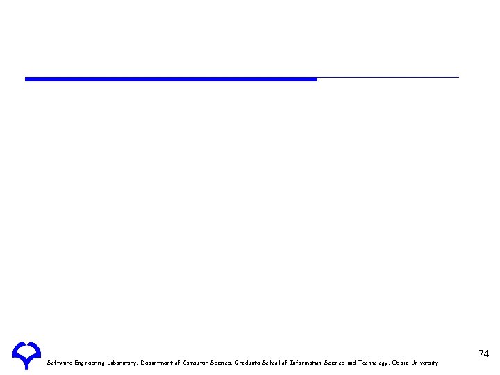 Software Engineering Laboratory, Department of Computer Science, Graduate School of Information Science and Technology,