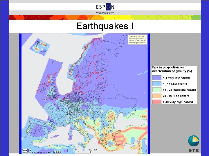 Earthquakes I Earthquakes I