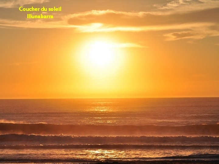 Coucher du soleil Illunabarra 