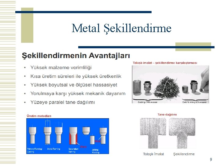 Metal Şekillendirme 9 