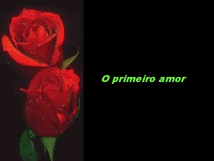 O primeiro amor 