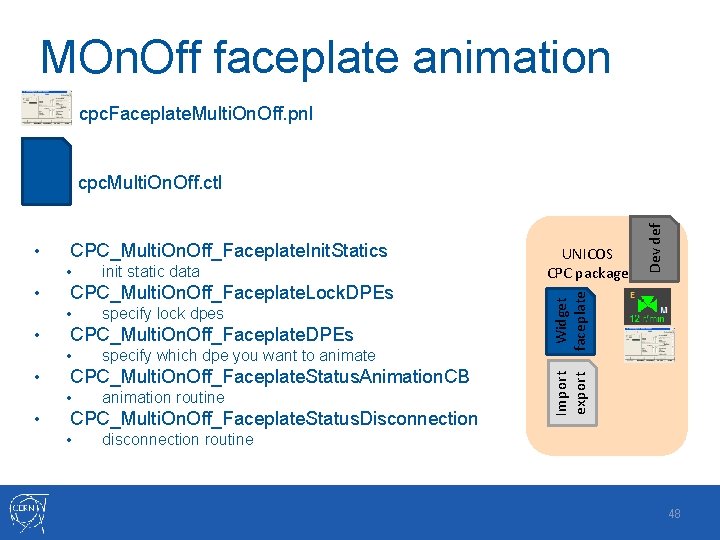MOn. Off faceplate animation cpc. Faceplate. Multi. On. Off. pnl • • CPC_Multi. On.