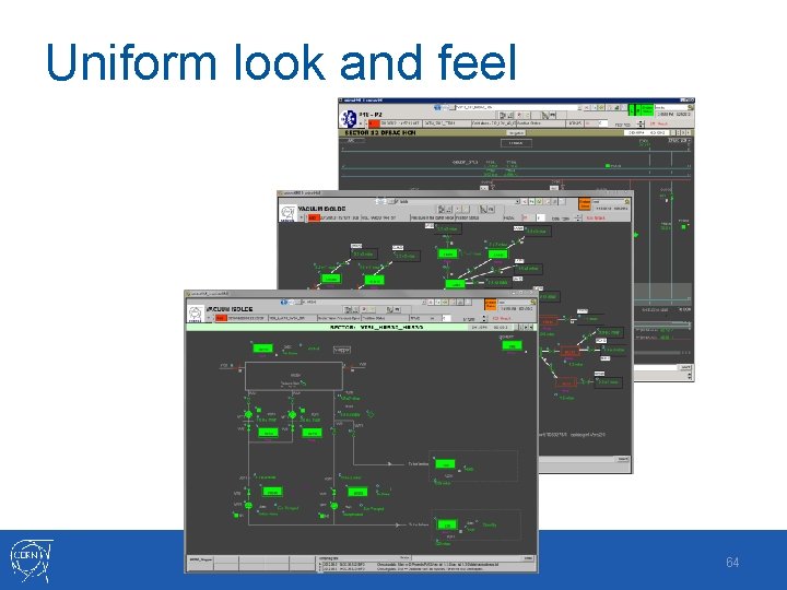 Uniform look and feel 64 