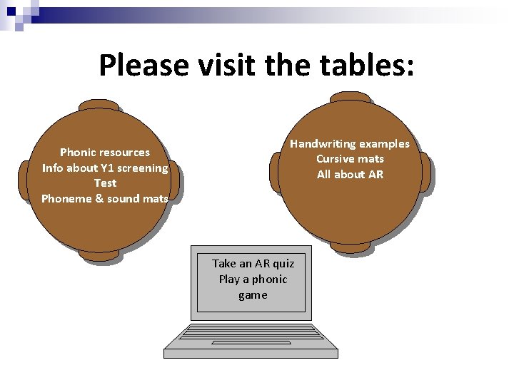 Please visit the tables: Phonic resources Info about Y 1 screening Test Phoneme & Please visit the tables: Phonic resources Info about Y 1 screening Test Phoneme &