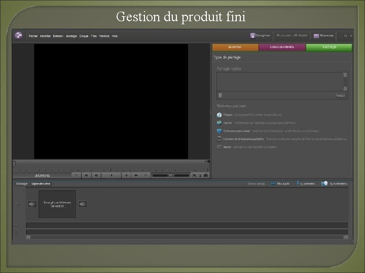 Gestion du produit fini 