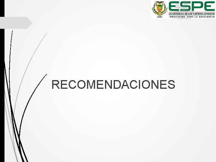 RECOMENDACIONES 