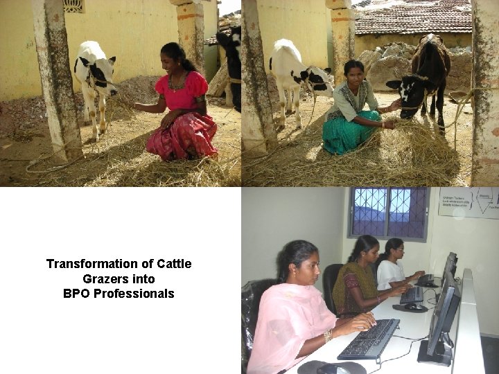 Transformation of Cattle Grazers into BPO Professionals 