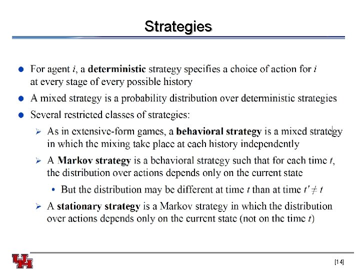 Strategies [14] 