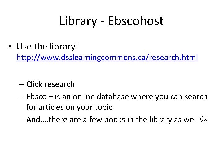 How to research Sources Notes and Citations Finding