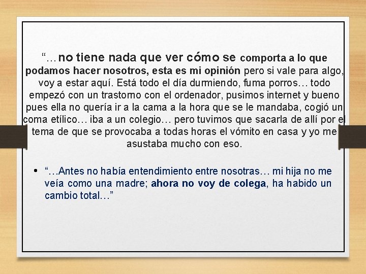 “…no tiene nada que ver cómo se comporta a lo que podamos hacer nosotros,