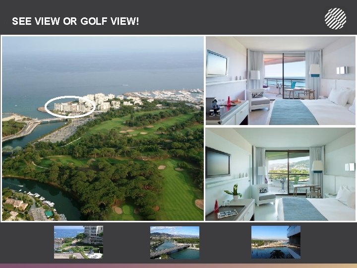 SEE VIEW OR GOLF VIEW! 