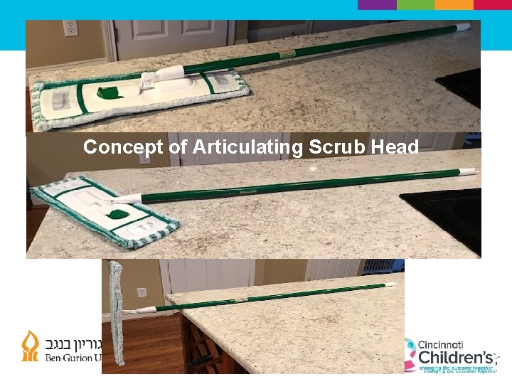 Concept of Articulating Scrub Head 