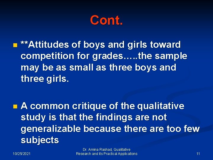 Cont. n **Attitudes of boys and girls toward competition for grades…. . the sample