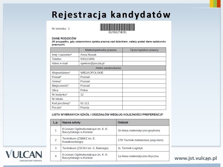 Rejestracja kandydatów -1213 