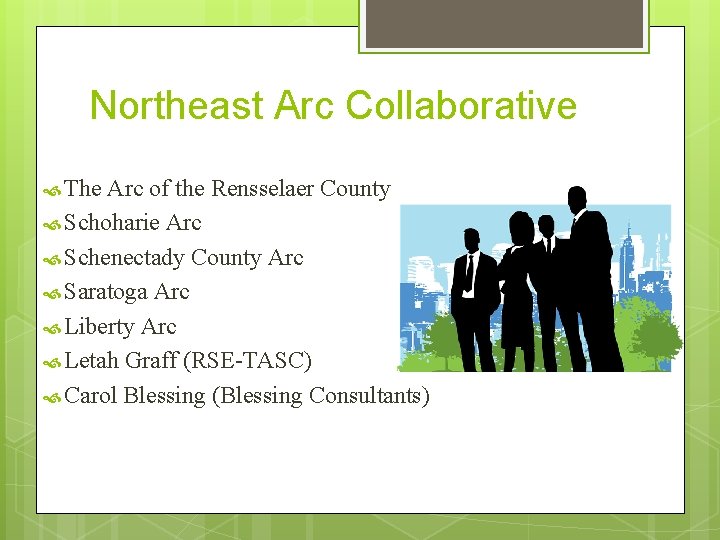 Presenter Charles Miskovsky The Arc of Rensselaer County