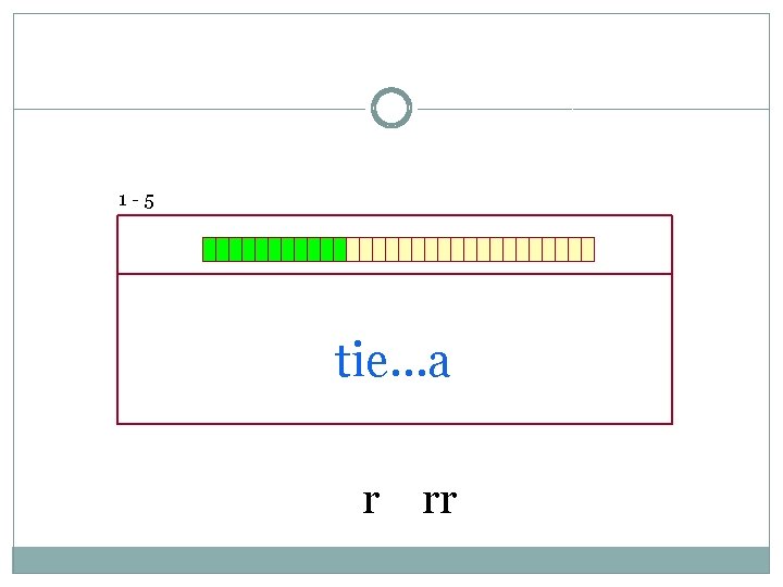 1 -5 tie…a r rr 