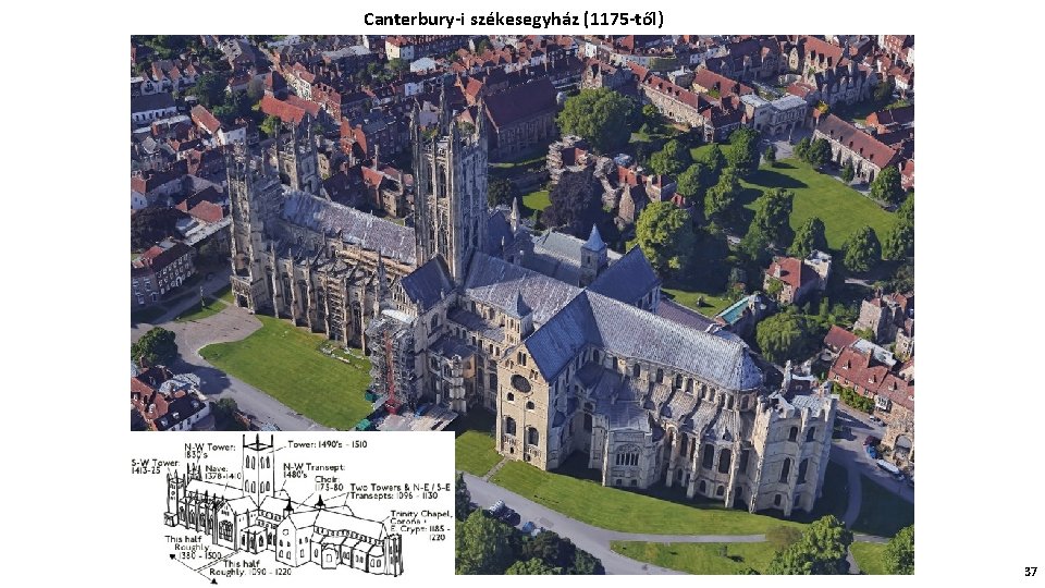Canterbury-i székesegyház (1175 -től) 37 