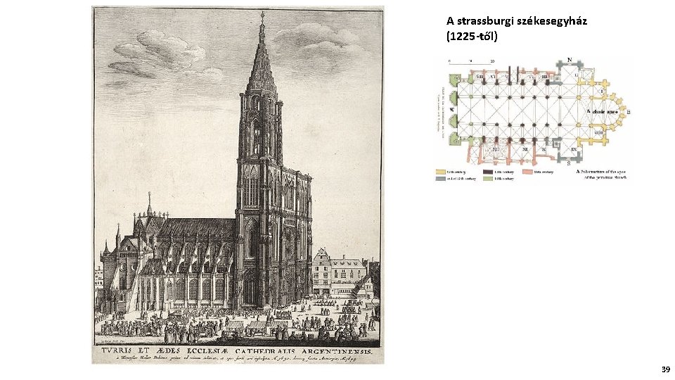 A strassburgi székesegyház (1225 -től) 39 