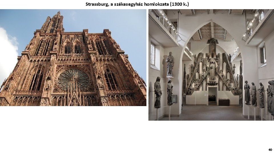 Strassburg, a székesegyház homlokzata (1300 k. ) 40 