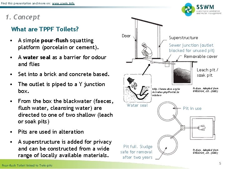 Find this presentation and more on: www. sswm. info. 1. Concept What are TPPF