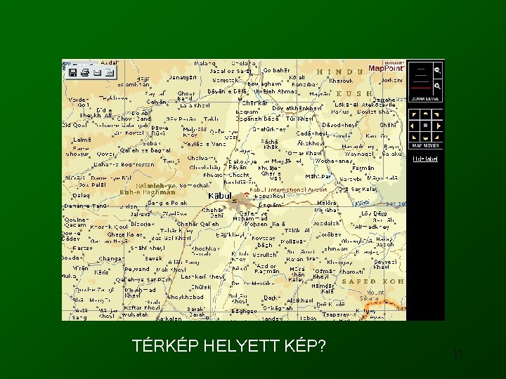 TÉRKÉP HELYETT KÉP? 17 