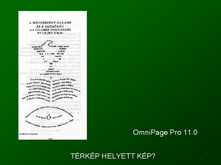 Omni. Page Pro 11. 0 TÉRKÉP HELYETT KÉP? 26 