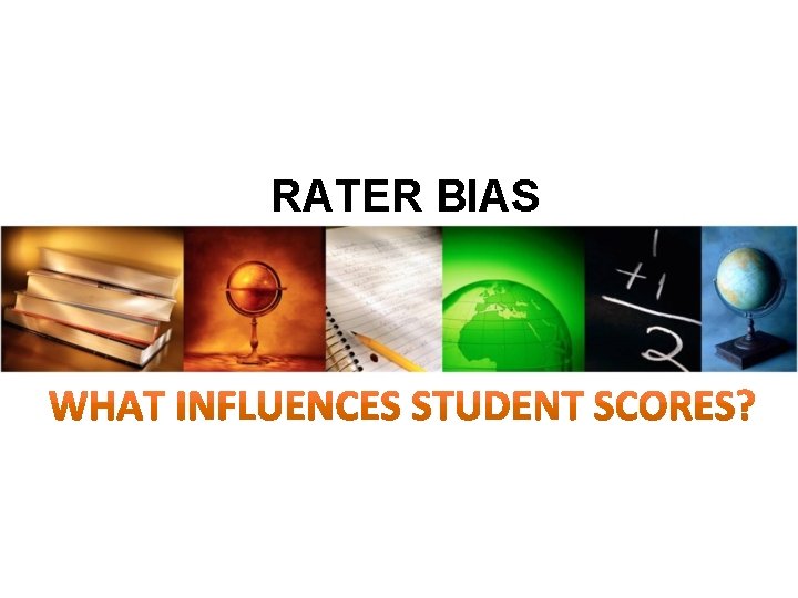 RATER BIAS 