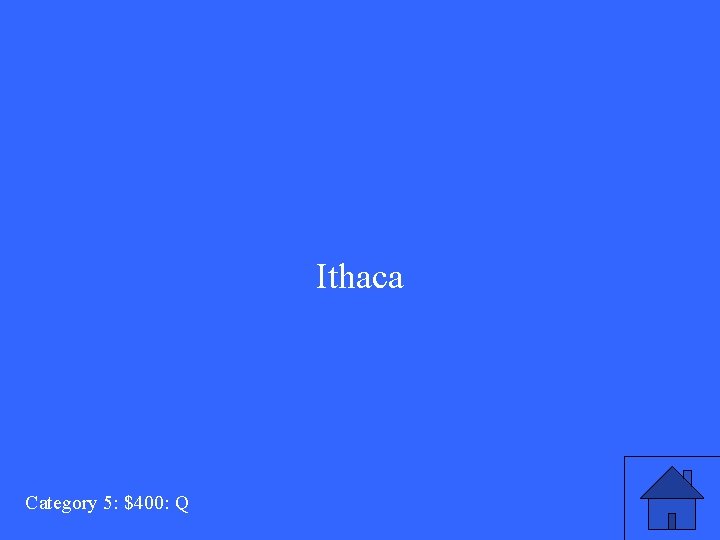 Ithaca Category 5: $400: Q 