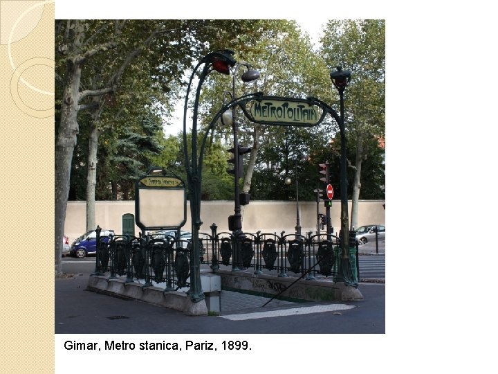 Gimar, Metro stanica, Pariz, 1899. 