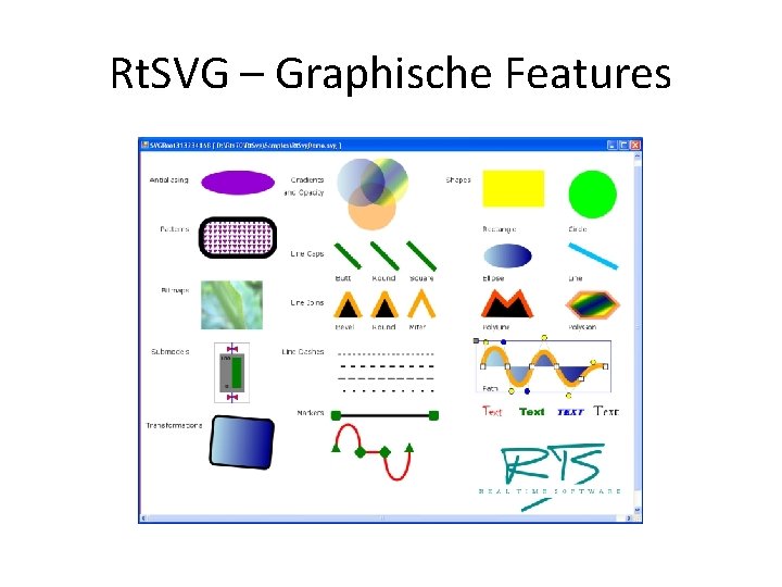 Rt. SVG – Graphische Features 