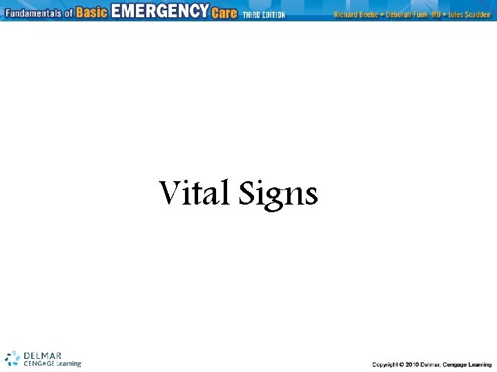 Vital Signs 