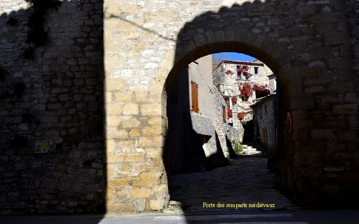 Porte des remparts médiévaux 
