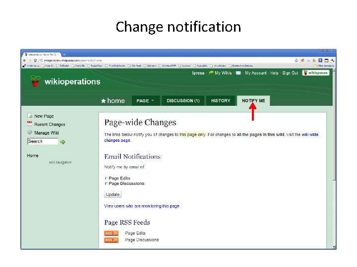 Change notification 