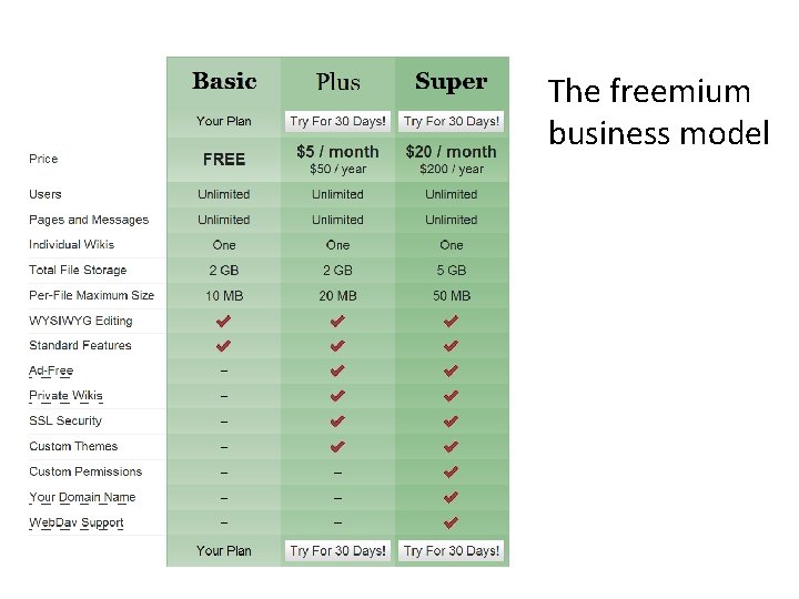 The freemium business model 
