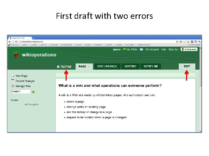 First draft with two errors 