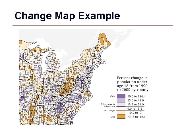 Change Map Example GIS 44 