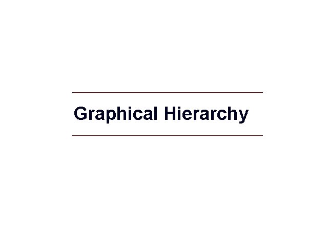 Graphical Hierarchy GIS 47 