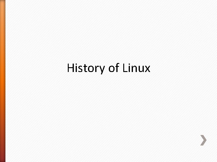 History of Linux 