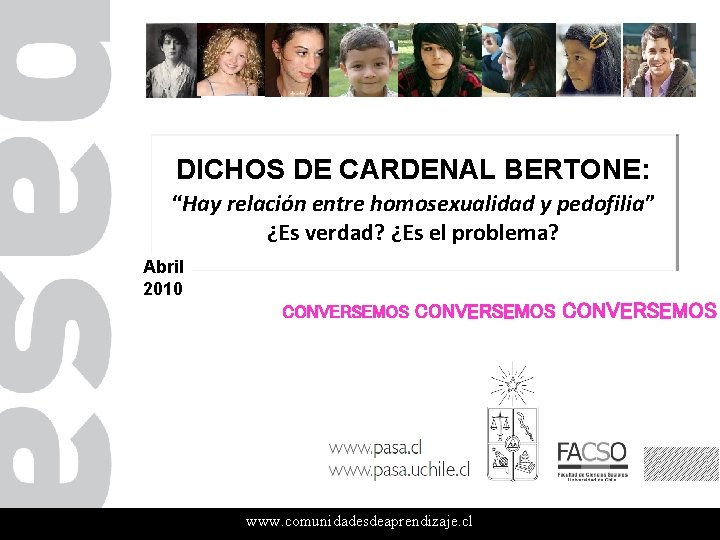 DICHOS DE CARDENAL BERTONE: “Hay relación entre homosexualidad y pedofilia” ¿Es verdad? ¿Es el