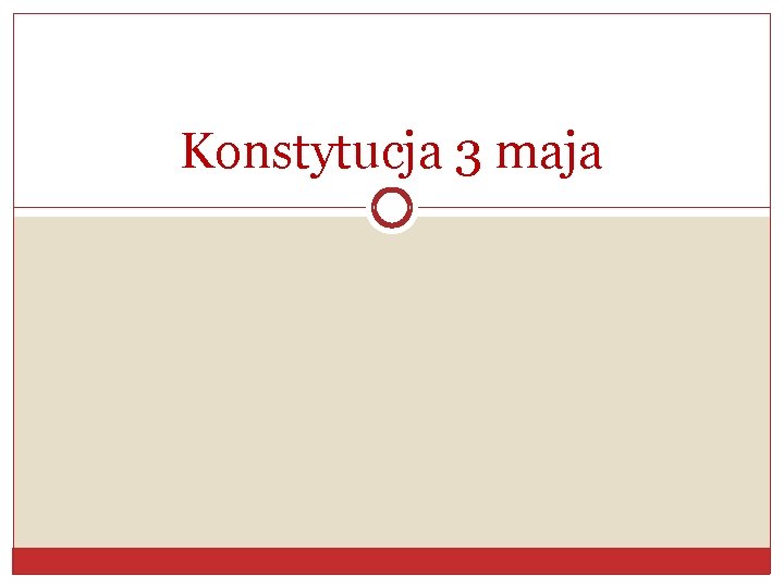 Konstytucja 3 maja 