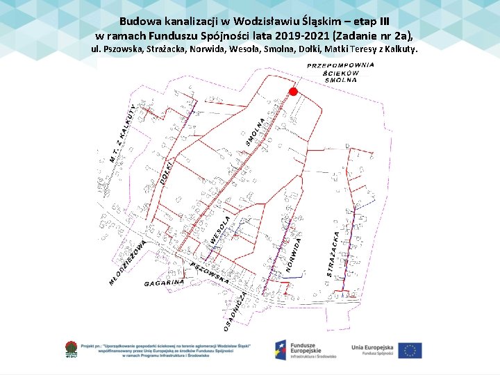 Budowa kanalizacji w Wodzisławiu Śląskim – etap III w ramach Funduszu Spójności lata 2019