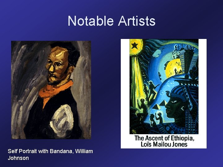 Notable Artists Self Portrait with Bandana, William Johnson 