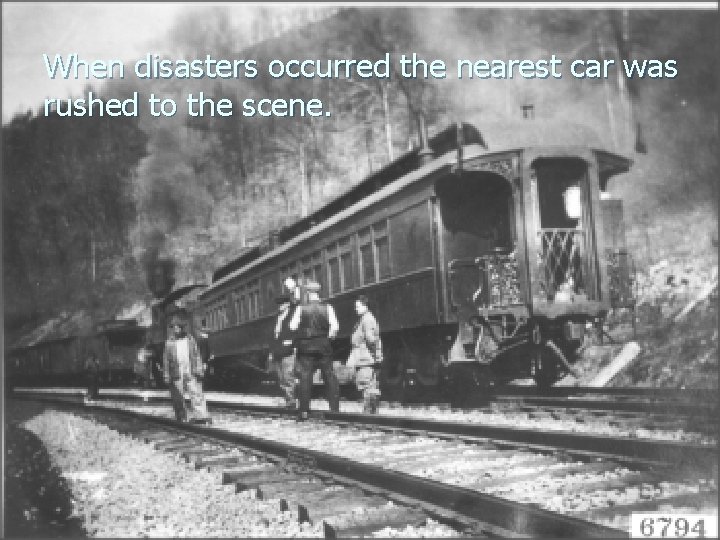 When disasters occurred the nearest car was rushed to the scene. When disasters occurred the nearest car was rushed to the scene.