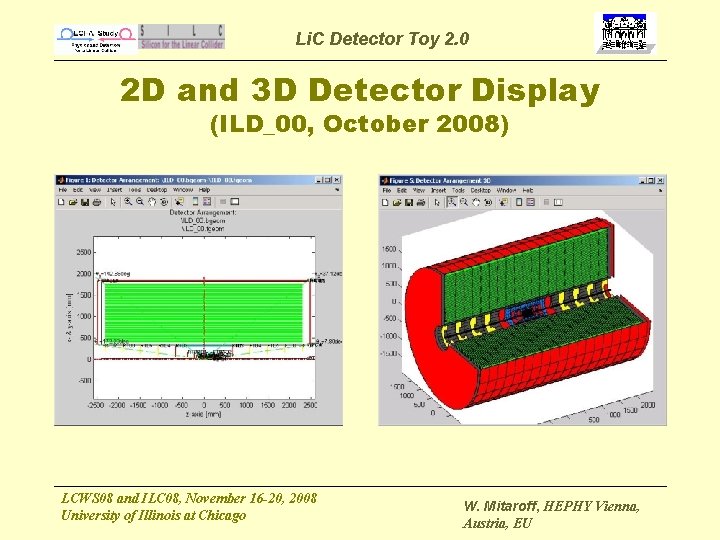 Li. C Detector Toy 2. 0 2 D and 3 D Detector Display (ILD_00,