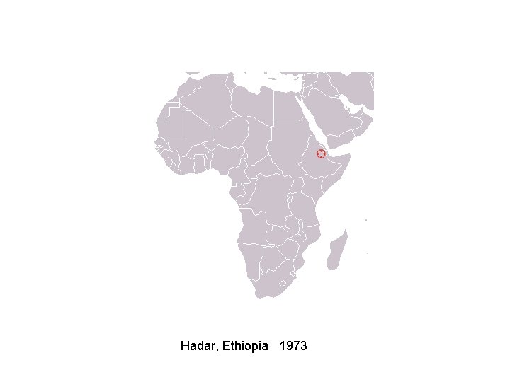 Hadar, Ethiopia 1973 