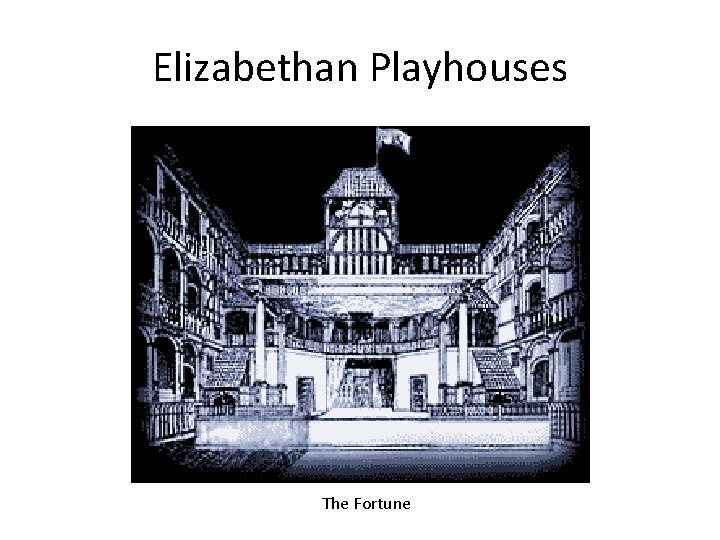 Elizabethan Playhouses The Fortune 