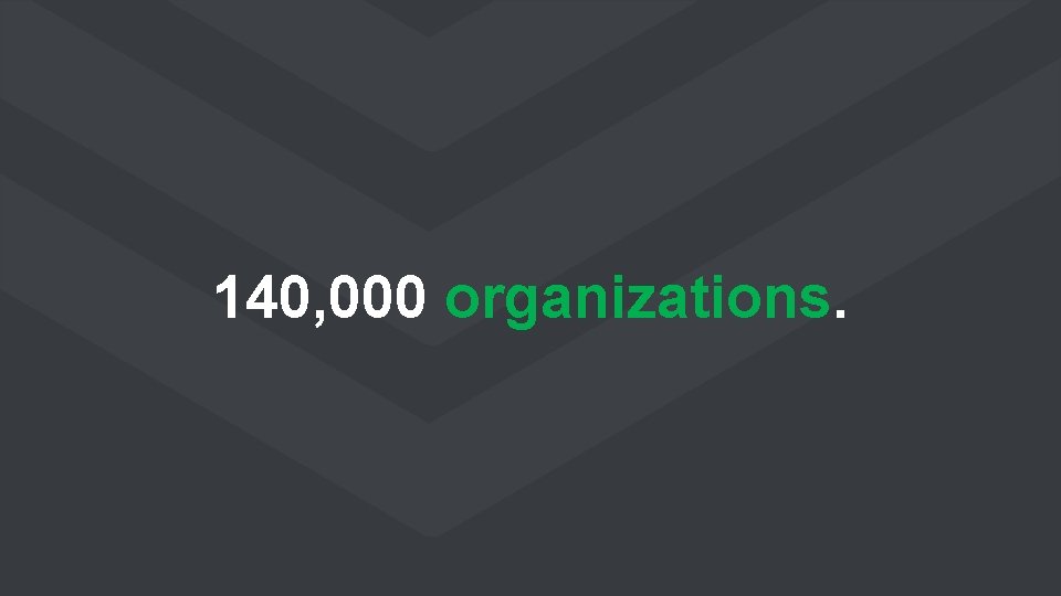 140, 000 organizations. 