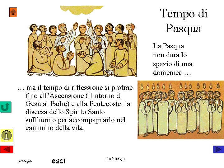 Tempo di Pasqua La Pasqua non dura lo spazio di una domenica … …