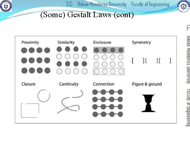 (Some) Gestalt Laws (cont) 